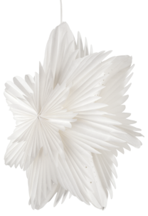 Stor adventsstjerne i papir, 60 cm, Northlight