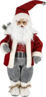 Stor julenisse med sekk, 59 cm