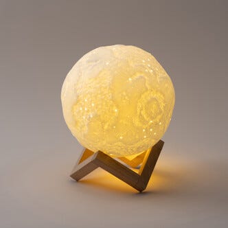 Tor månelampe porselen hvit, 21 cm, Northlight