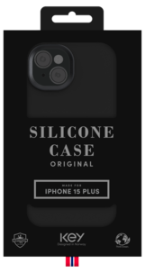 Suojakuori silikonia iPhone 15 Plus, Key Original