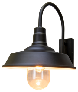 Konstsmide Trapani stallykta / vägglampa, svart 