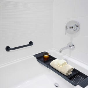 Badekarhåndtak til vegg, 43 cm