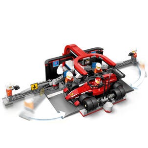 LEGO City F1 depotstopp og depotteam med Ferrari-bil 60443, fra 6 år