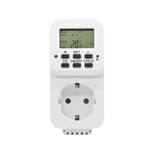 Digital termostat för element, frostvakt 0-40 grader