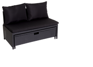 Utemöbler, soffa med bord