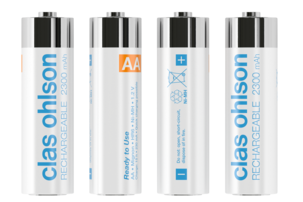 AA/HR6 ladbart batteri 