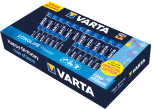 Alkaliska batterier VARTA Longlife Power 28-pack