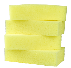 Vaskesvamp med sjampo/voks, 4-pakning