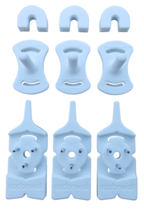 Kroksats Apponwall med monteringsstift