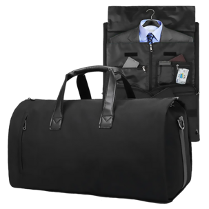 Dresspose herre og dame, duffelbag, svart