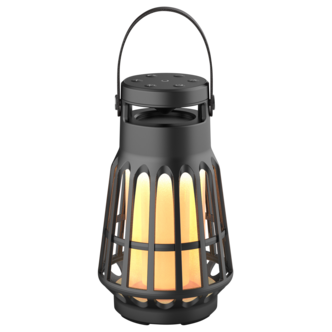 Campinglampa med högtalare, vattentålig och bärbar