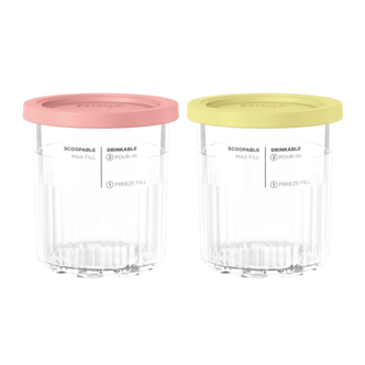 Ninja CREAMi Deluxe ekstra beger 709 ml, 2-pakning