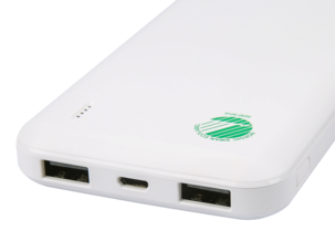 Deltaco Powerbank 10 000 mAh, 2 x USB-A