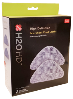 Koralldukar till ångmopp H2O HD Mop, 2-pack