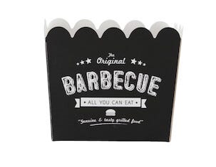Bägare till strips och snacks BBQ