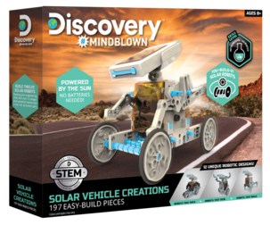 Solcellsdriven robot, byggsats i 197 delar, från 8 år