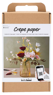 Creativ Company DIY Kit för kräppapper, blombukett