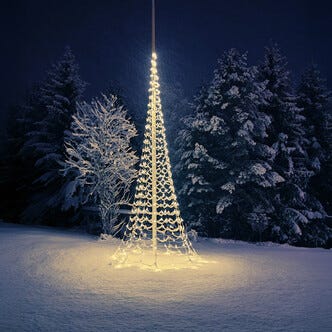 Northlight flaggstångsbelysning LED, nät, 8 meter