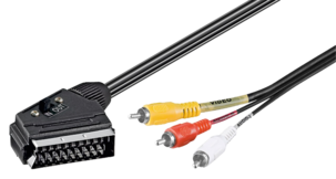 Scart Sovitinkaapeli audio/video, 2 m