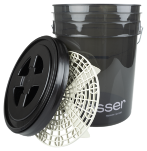 Glosser vaskebøtte med gitter, 20 liter