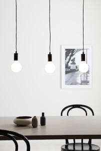 Markslöjd Sky rett taklampe svart, 68 cm 