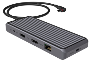 USB-C dockingstasjon 10 porter