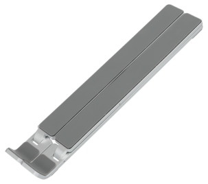 Justerbart laptopställ för skrivbord och resa