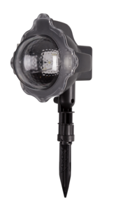 LED-projektor med snöeffekt