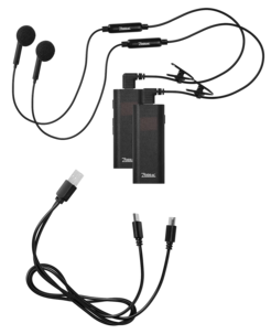 Zodiac Mini liten walkie talkie komradio, 2-pack