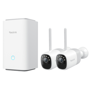 Reolink Altas kamerasett med Home Hub, WiFi 6 og ColorX, 2-pakning