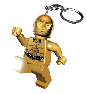 Lego C-3PO nøkkelringlykt