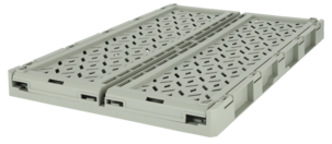 Klappboks av resirkulert plast, XL, 48,8 x 33,1 x 19 cm