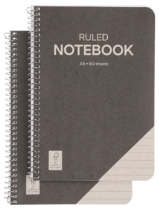 Kollegieblock A5, 2-pack