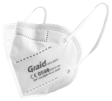 Støvmaske FFP2 NR, 5-pakning