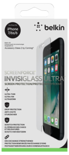 Skärmskydd för iPhone 8, Belkin ScreenForce InvisiGlass Ultra