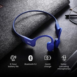 Shokz OpenRun USB-C open-ear, bone conduction hörlurar
