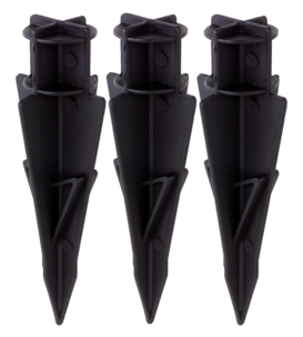 Markspjut 27 mm till solcellslampa, 3-pack