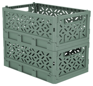 Klappbox av återvunnen plast, small 24 x 16 x 10 cm