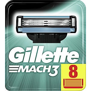 Rakblad Gillette Mach3 8-pack