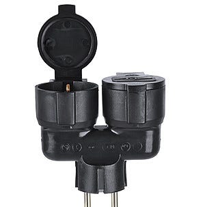 Förgreningskontakt 2-vägs IP44