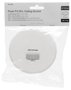 Lamputtag DCL för tak, infällt
