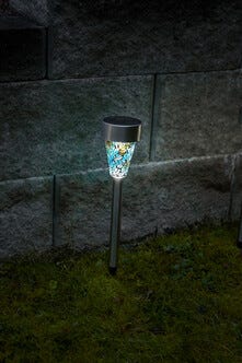 Solcellsbelysning mosaik