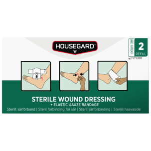 Housegard steril sårbandasje 17 x 17 cm, 1-pakning