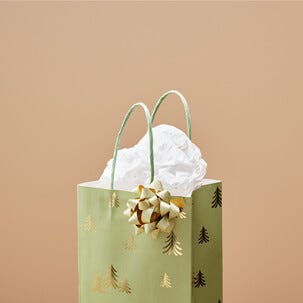 Silkespapper vitt skimrande 70x50 cm, 5-pack