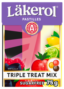 Läkerol Big Pack Triple Treat Mix, 75 g