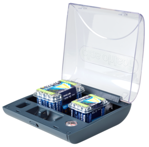 Batteribox med batteriprovare