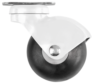 Möbelhjul Boule, vit