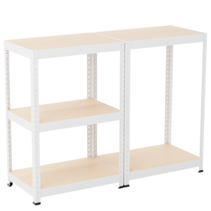 Smal oppbevaringshylle metall, 60x40x180 cm