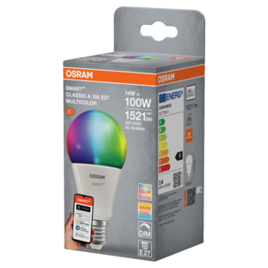 Osram Smart+ Matter LED-lampa E27 RGBW 14 W