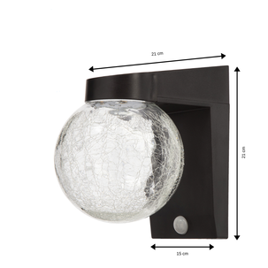 Vägglampa med solcell och rörelsevakt, Northlight